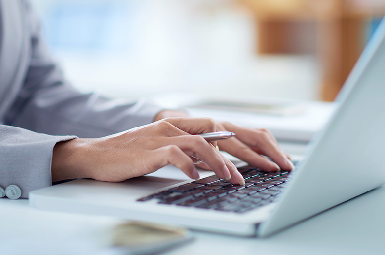 Woman with a Laptop